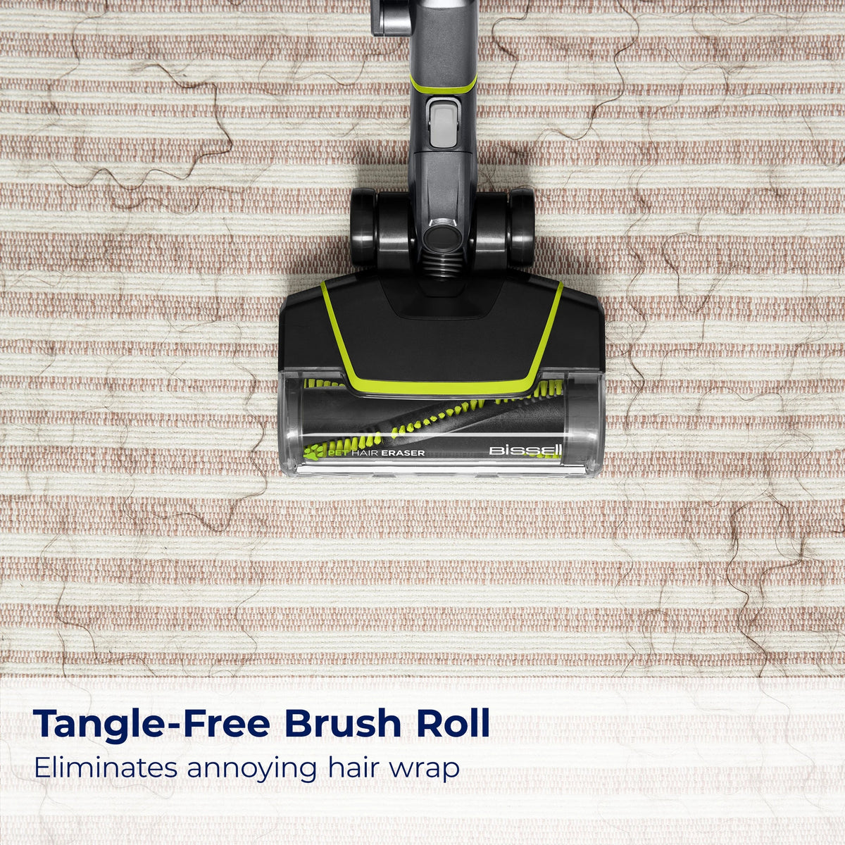 BISSELL Pet Hair Eraser Slim Corded Stick Vacuum, Black - 3875