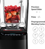 Blendtec Professional 800 Blender With WildSide+ Jar, 90 oz, Black - P800C2901-A1AP1D