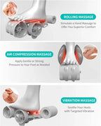 Nekteck Shiatsu Foot And Calf Massager With Heat - White