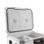 ToughBuilt StackTech Compact Cooler 16 Quart Hard Shell Ice Chest, White