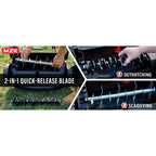 Mzk Electric Dethatcher & Scarifier, 12 Amp, 13in Rake Path