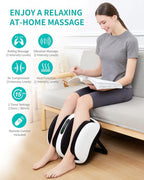 Nekteck Shiatsu Foot And Calf Massager With Heat - White