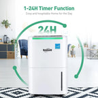 HUMHOLD Portable Air Conditioner, 14000 BTU, White - HDPAC-10-A1