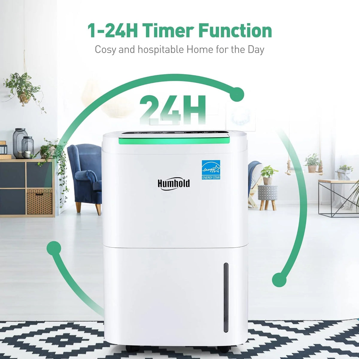HUMHOLD Portable Air Conditioner, 14000 BTU, White - HDPAC-10-A1