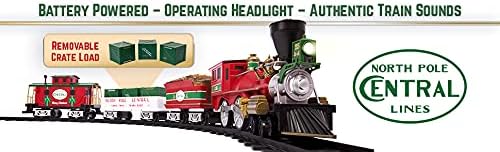 Lionel Arctic Central Battery-Powered Train Set With Remote Control And Inner Track Expansion Pack - 50 x 73 in