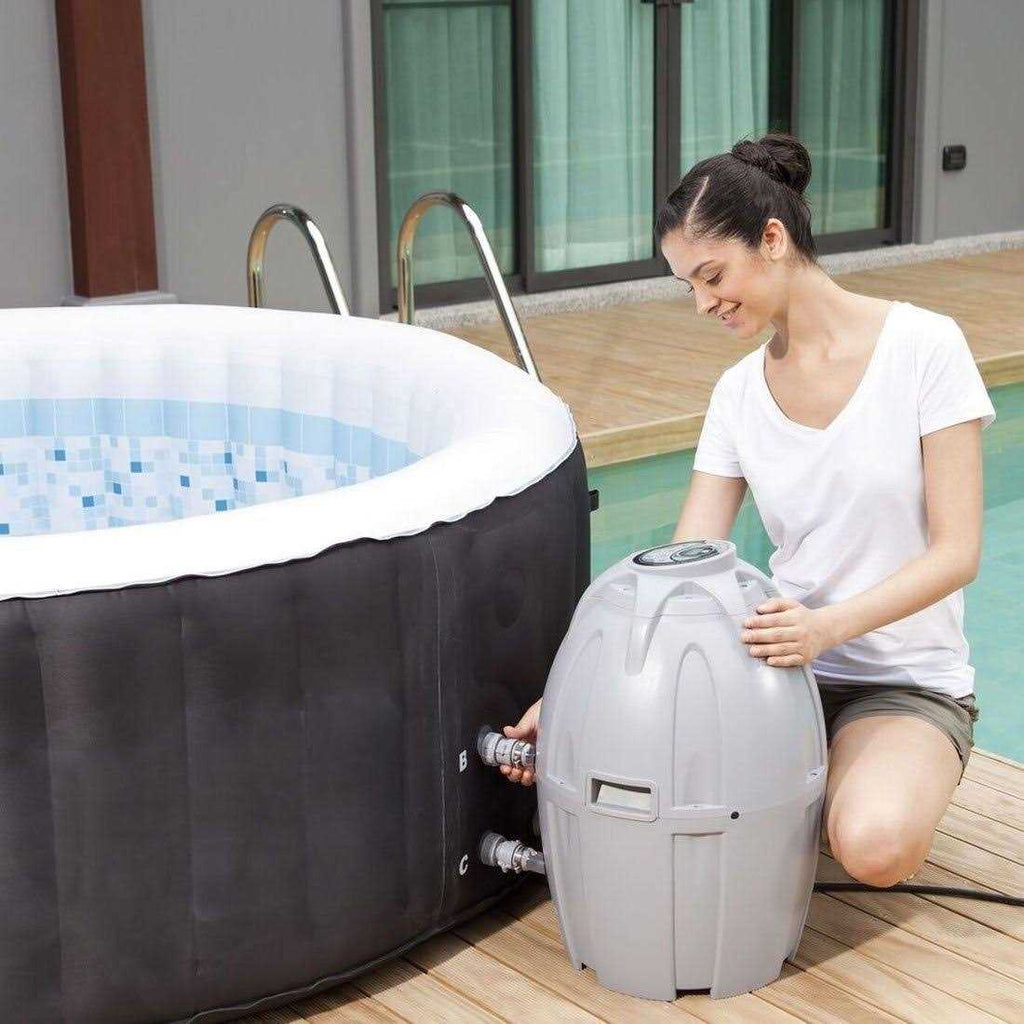 Coleman SaluSpa Miami 4 Person Inflatable Hot Tub Spa