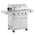 Monument Grills Stainless Steel 4 Burner Propane Gas Grill With Rotisserie - 17842