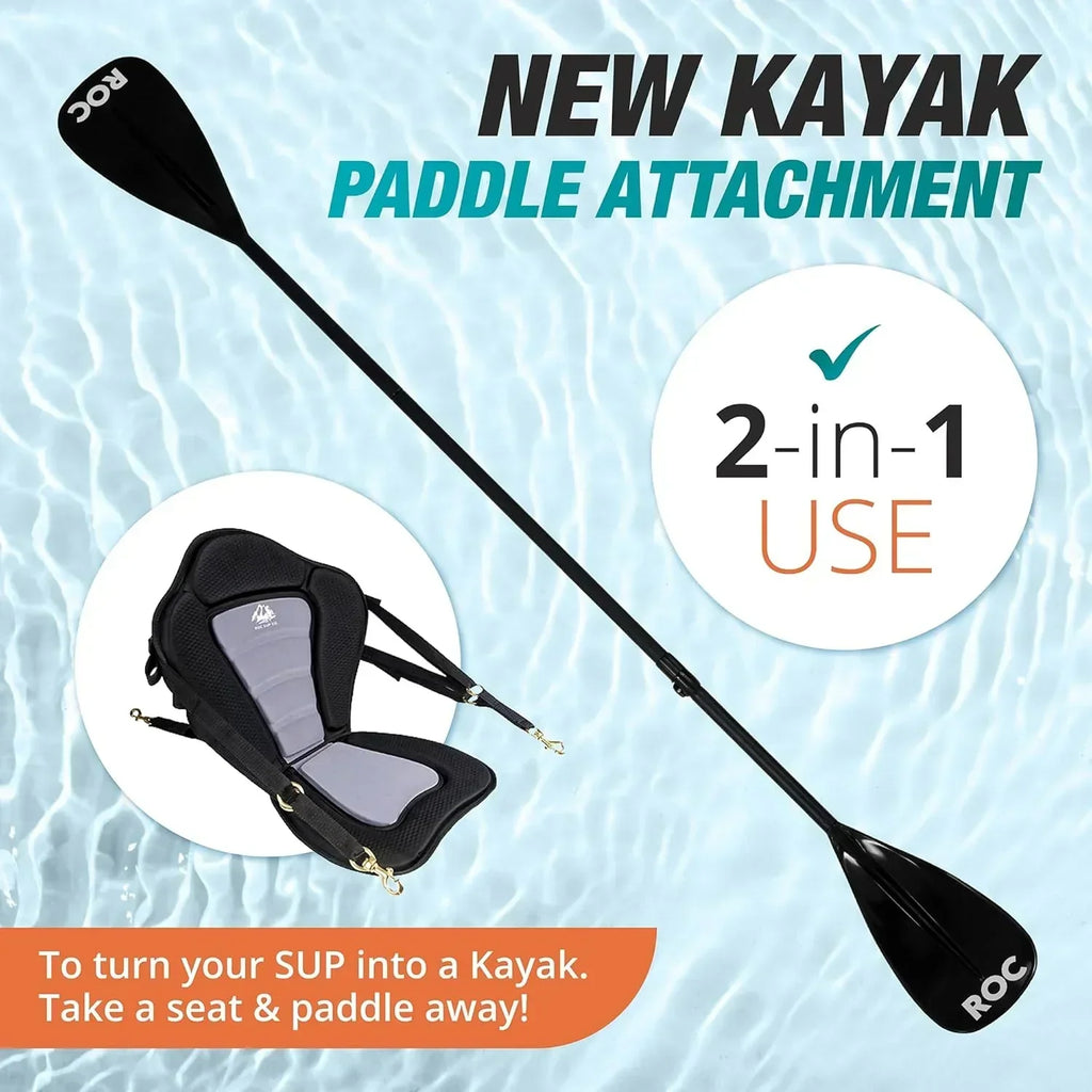 ROC Inflatable Stand-Up Paddle Board With Anti-Slip Comfortable Deck