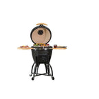 Vision Grills Kamado S-Series 22in Ceramic Charcoal Grill - Black