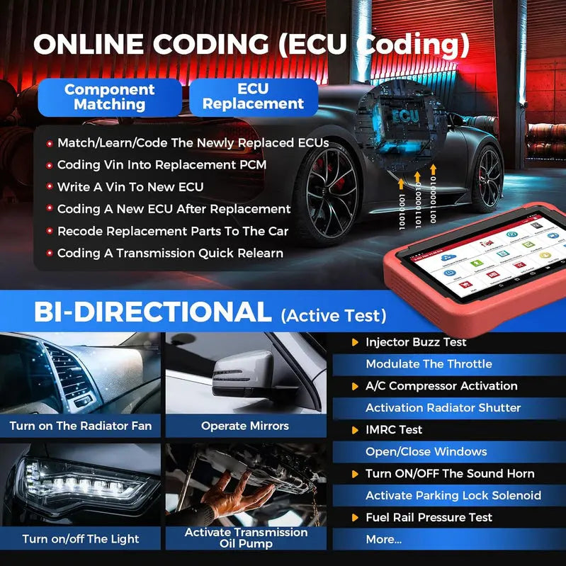 LAUNCH Advanced Scan Tool With CANFD Support, 37+ Reset Functions - X431 V+ 5.0
