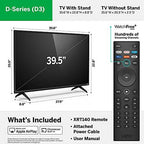 VIZIO 40-Inch D-Series Full HD 1080p Smart TV With AMD FreeSync Apple AirPlay - D40F-J09