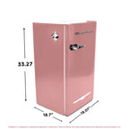 Frigidaire Retro Bar Fridge, 3.2 Cu. Ft., Pink, 65-Watt - EFR376-C-PINK