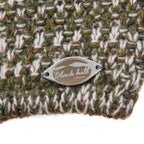 Merino Wool Beanie, Green Heather - Snowy