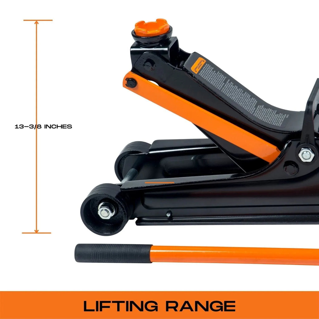Pro-Lift 2 Ton 4000 lbs Hydraulic Floor Jack, 3-5/8 to 13-3/8 inches Lift Range - PL2920