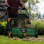 Push-Type Lawn Sweeper With 26-Inch Sweeping Width And 3.6 Gallon Dust Collection Bag