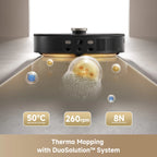 MOVA Robot Vacuum Cleaner With Removable Liftable Mop And 19,000Pa Suction - P50 Pro Ultra