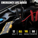 GOOLOO 4000A 12V Car Jump Starter With USB And Type-C Ports - 4000A Jump Starter