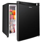 Upstreman 1.7 Cu Ft Single-Door Mini Fridge With Freezer, Black - FR17