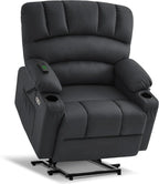 Heated Lift Recliner for Seniors with USB and Cup Holders