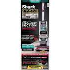 Shark Stratos Upright Vacuum, Bagless, Burgundy - AZ3000
