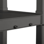 Sterilite Plastic Indoor Outdoor 4-Shelf Shelving Unit, Flat Gray, 3 Pack