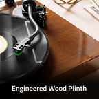Fluance RT81+ Vinyl Turntable With VM95E Cartridge, Natural Walnut - RT81