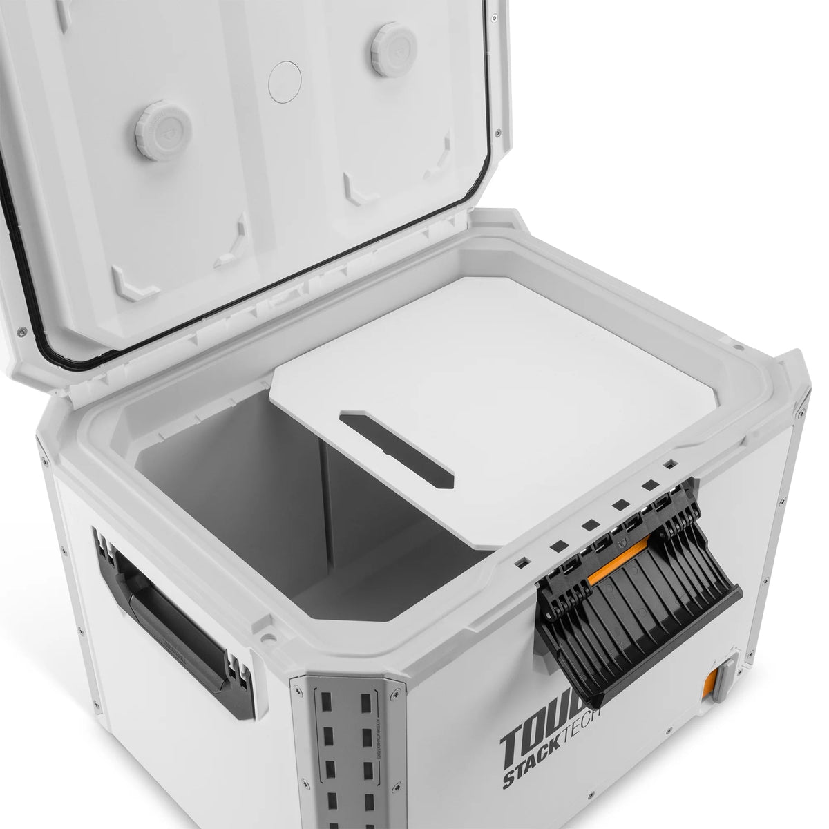 ToughBuilt StackTech Compact Cooler 16 Quart Hard Shell Ice Chest, White