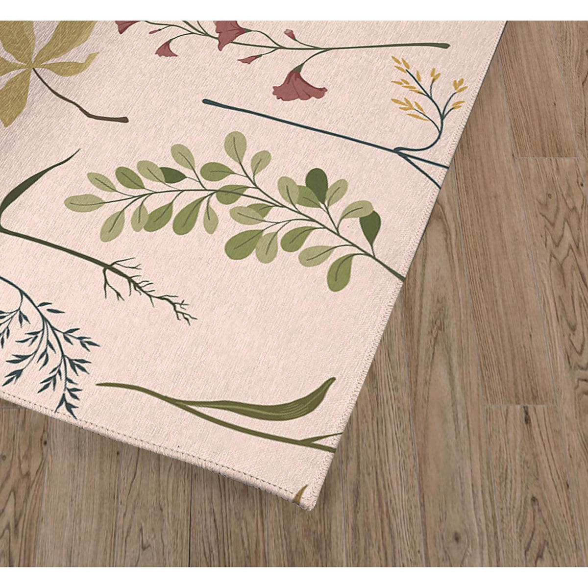 Fall Botanical Floral Anti Fatigue Non Slip Kitchen Mat