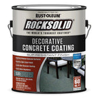 Rust-Oleum RockSolid Decorative Concrete Solid Stain, Slate, Matte, 2 Pack, Gallon - 306267