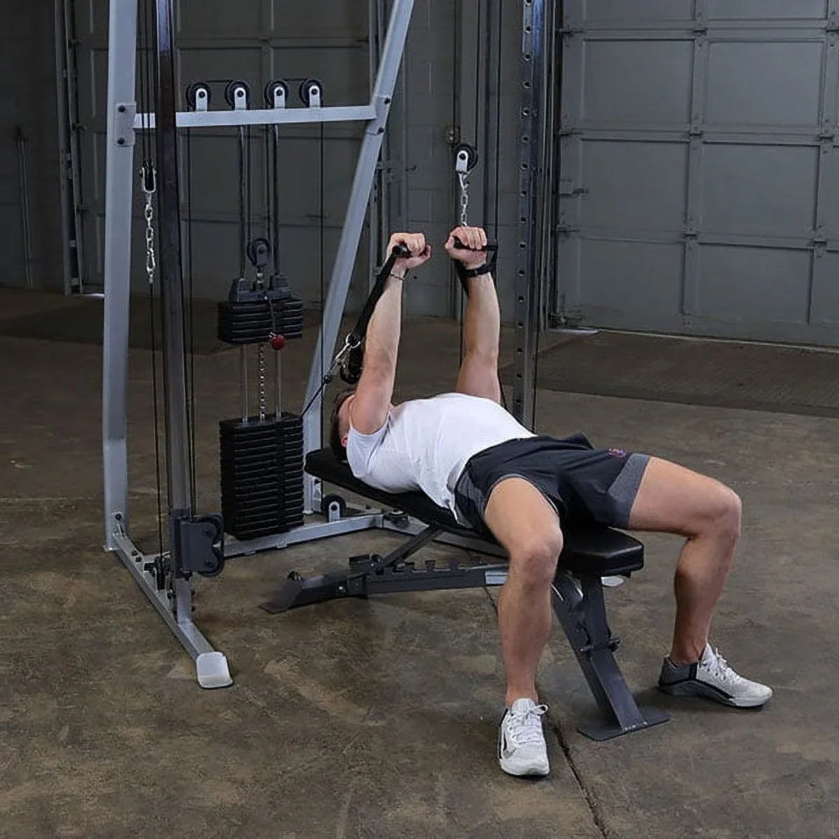 Powerline Single Stack Functional Trainer With Dual Pulleys