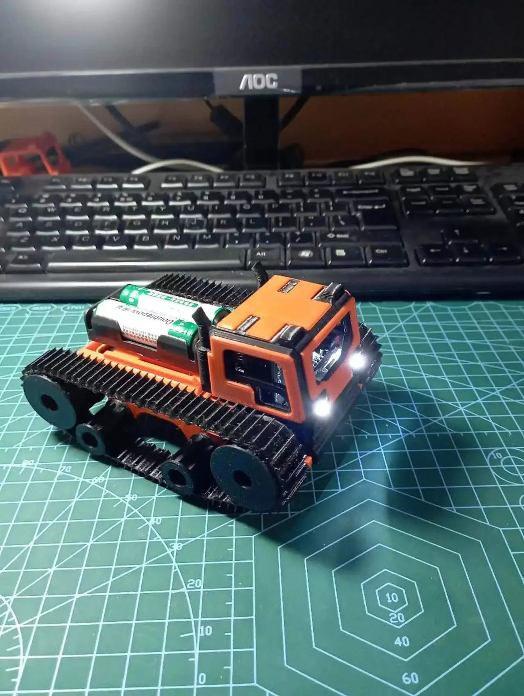 Youfang Smart ESP32-CAM WiFi Robot Tank Kit With 3D Prints - Arduino_ESP8266