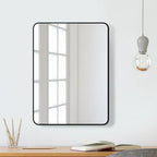 Metal Wall Mounted Decorative Mirror - Vertical Or Horizontal Hanging