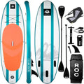 ROC Inflatable Stand-Up Paddle Board With Anti-Slip Comfortable Deck
