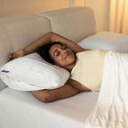 Purple Harmony Pillow Tall 28 x 17 x 7.5 in