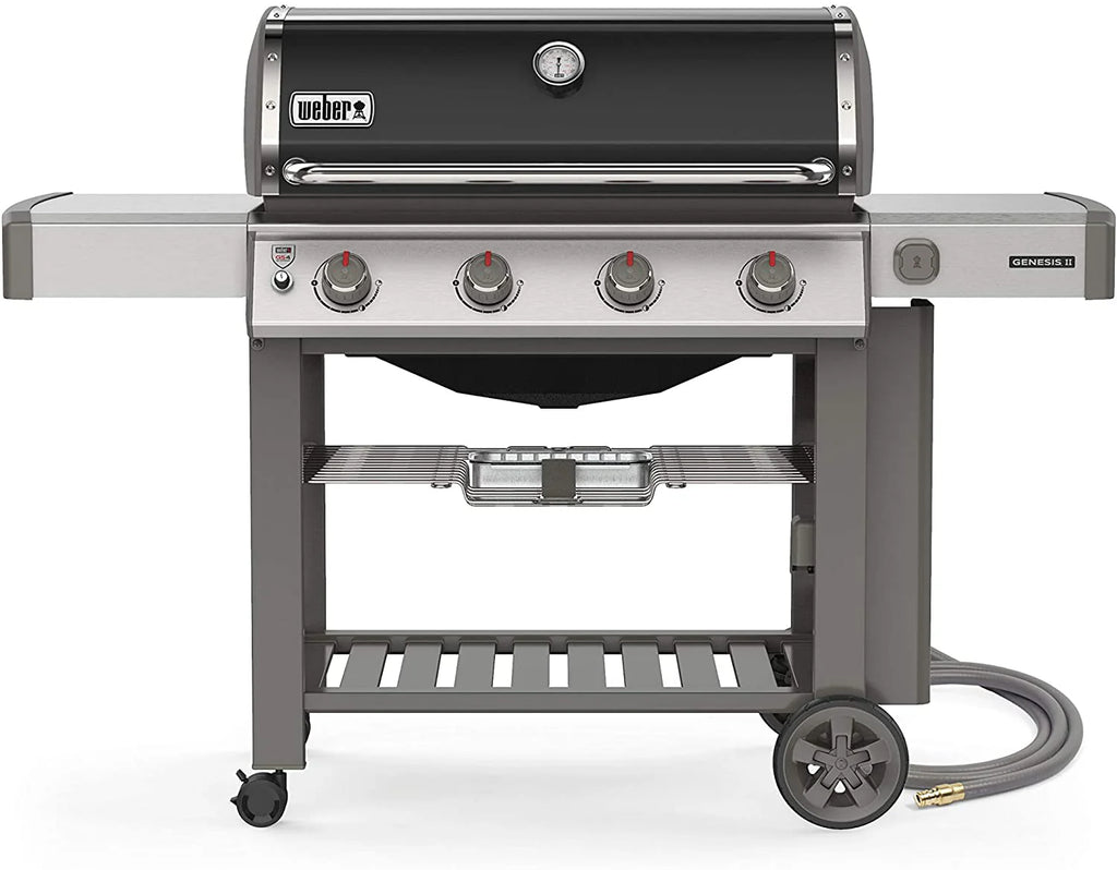 Weber Genesis II E-410 Natural Gas Grill, Black - 67011001