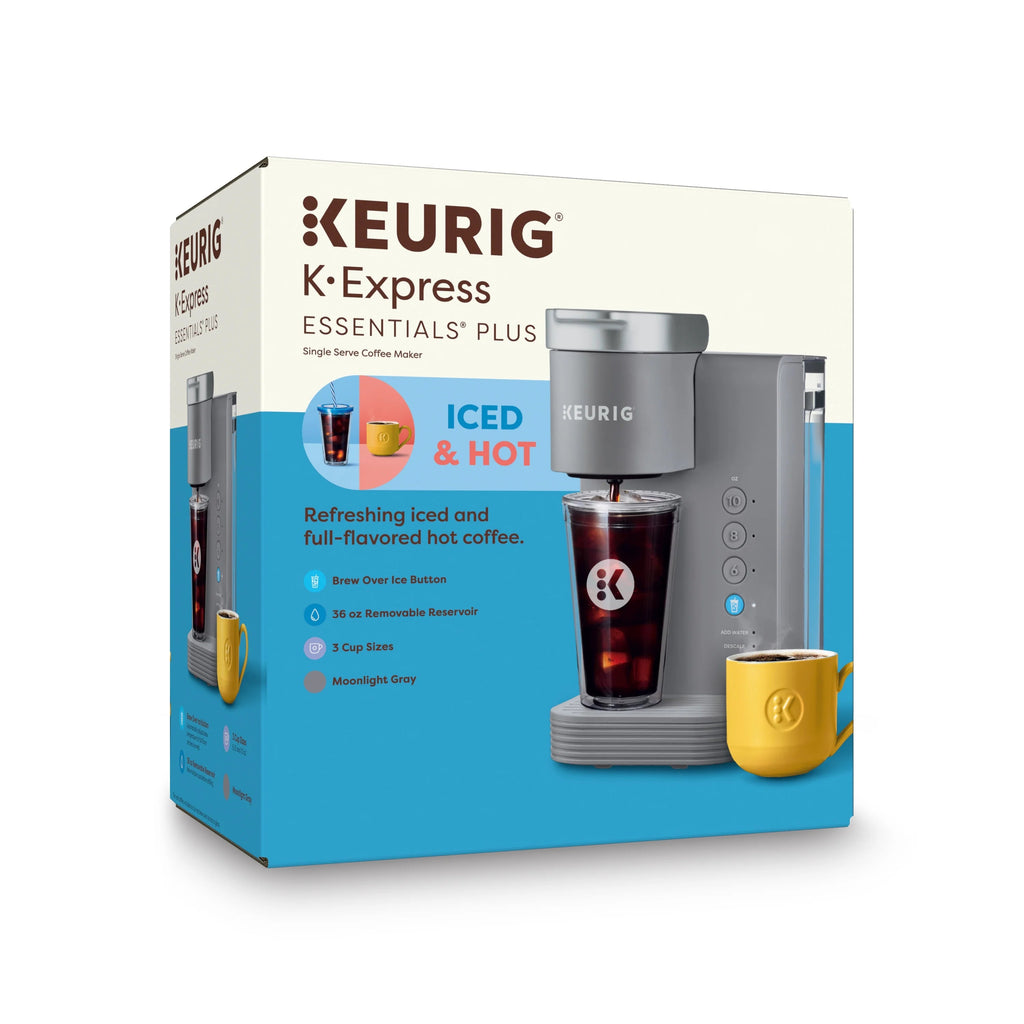 Keurig Single-Serve K-Cup Pod Coffee Maker, White - K-Iced Essentials