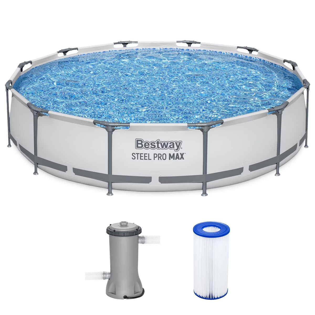 Bestway Steel Pro MAX Above Ground Pool Set, 10' x 30 in