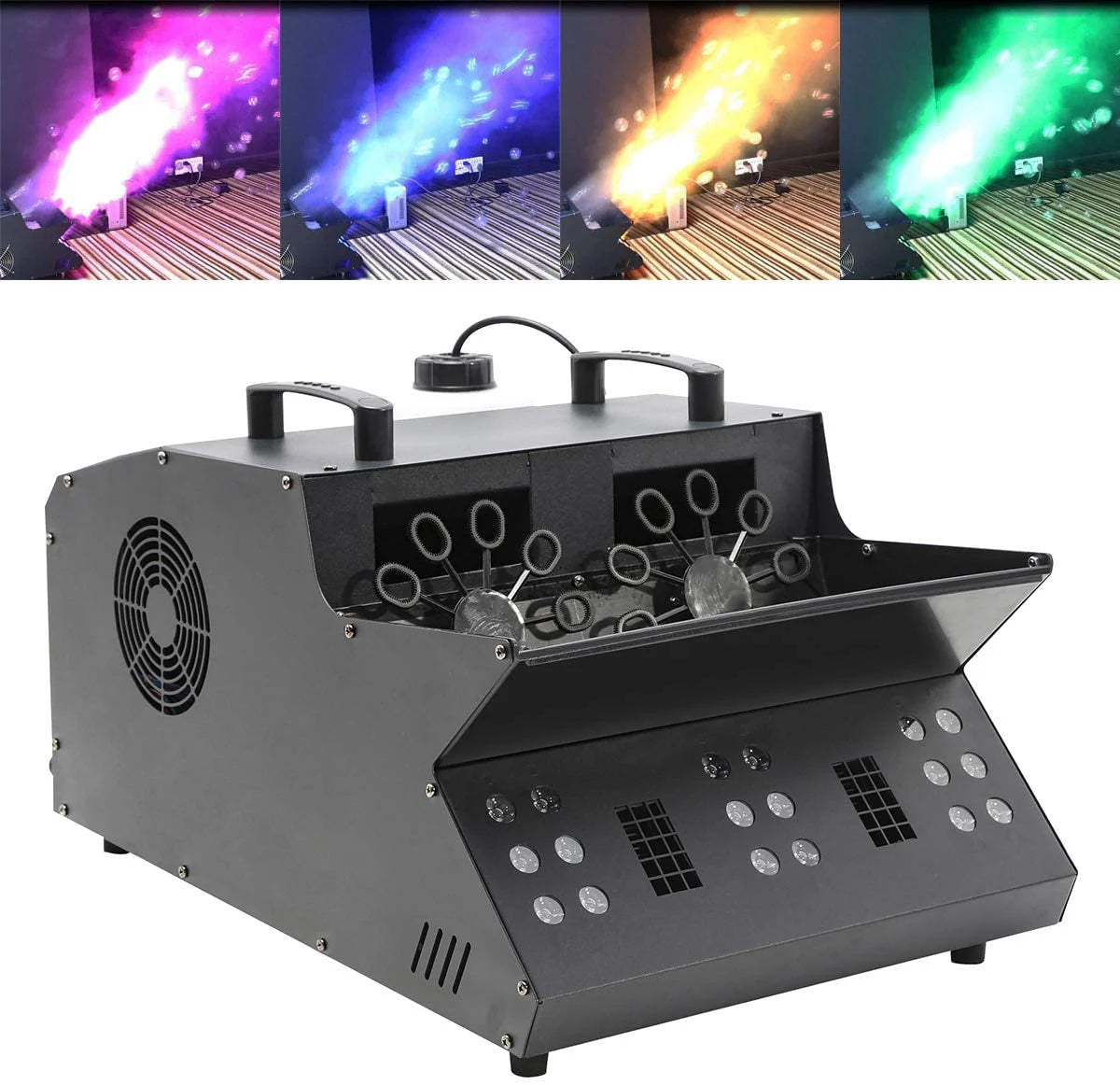 TC-Home 3 In 1 Stage Fog Bubble Machine 3000W 1L 18 RGB LEDs