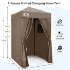 EAGLE PEAK Ultra Compact 4 ft x 4 ft Pop-Up Changing Room Canopy - Flex