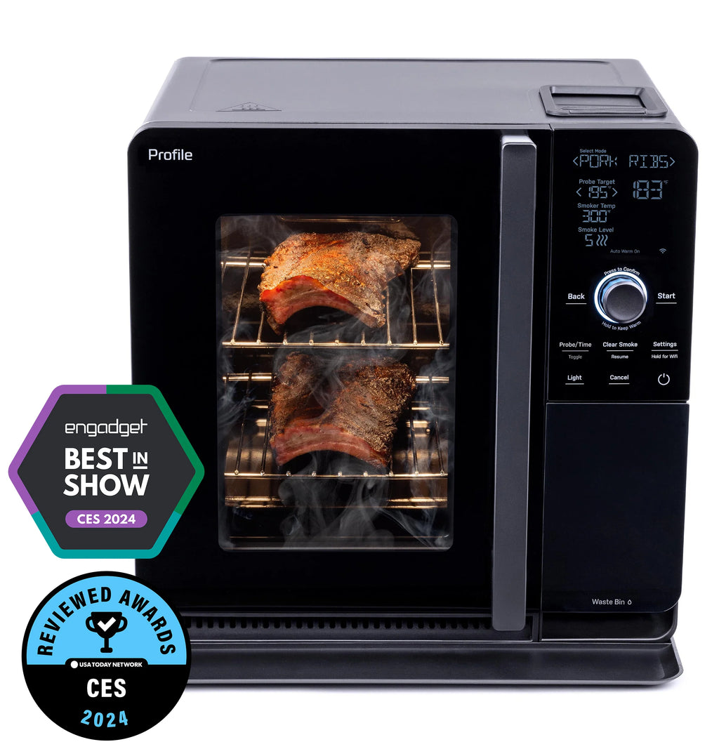 GE Profile Smart Indoor Smoker - Black