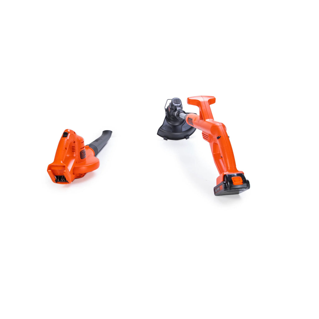 BLACK+DECKER 20V MAX Lithium 10 In. String Trimmer/Edger And Hard Surface Sweeper Combo Kit - LCC221