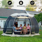 Alvantor Screen House Camping Tent 12'x12' Beige - 9020#E8