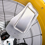 Tornado 24 Inch High Velocity 3-Speed Drum Air Circulator Fan, 7800 CFM, Yellow - HI-FAN-DRUM24-1P