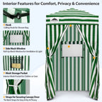 EAGLE PEAK Ultra Compact 4 ft x 4 ft Pop-Up Changing Room Canopy - Flex
