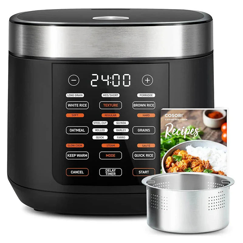COSORI Rice Cooker Multi Cooker With 18 Functions And 5 Quarts - CRC-R501-KUS