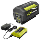 Ryobi 20 in. 40-Volt Brushless Lithium-Ion Cordless Walk-Behind Push Lawn Mower With 6.0 Ah Battery And Charger