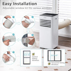 Costway Portable Air Conditioner 10000 BTU 3-in-1 White