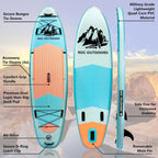 ROC Inflatable Stand-Up Paddle Board With Anti-Slip Comfortable Deck