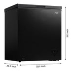 Arctic King 7 Cu Ft Chest Freezer, Black - ARC070S0ARBB