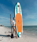 ROC Inflatable Stand-Up Paddle Board With Anti-Slip Comfortable Deck